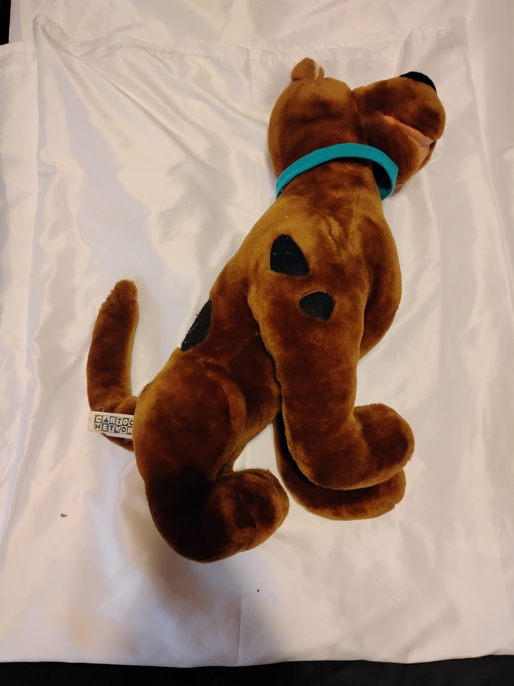 Cartoon Network Scooby-Doo Plush Dog Toy - Brown with Blue Collar